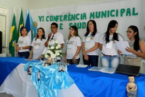 Autoridades presentes na 6&ordf; Confer&ecirc;ncia Municipal de Sa&uacute;de